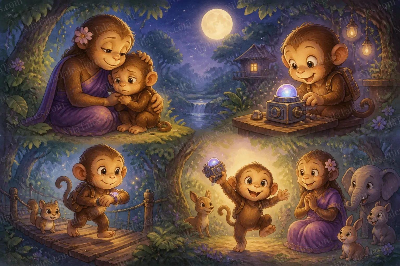 சிறு குரங்கும் நவீன உதவியாளரும் — NilaTales cover art