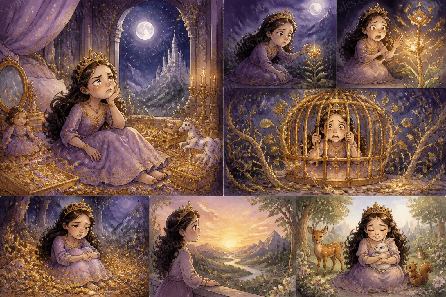 இளவரசி நிலாவின் பேராசைப் பாடம் — NilaTales cover art
