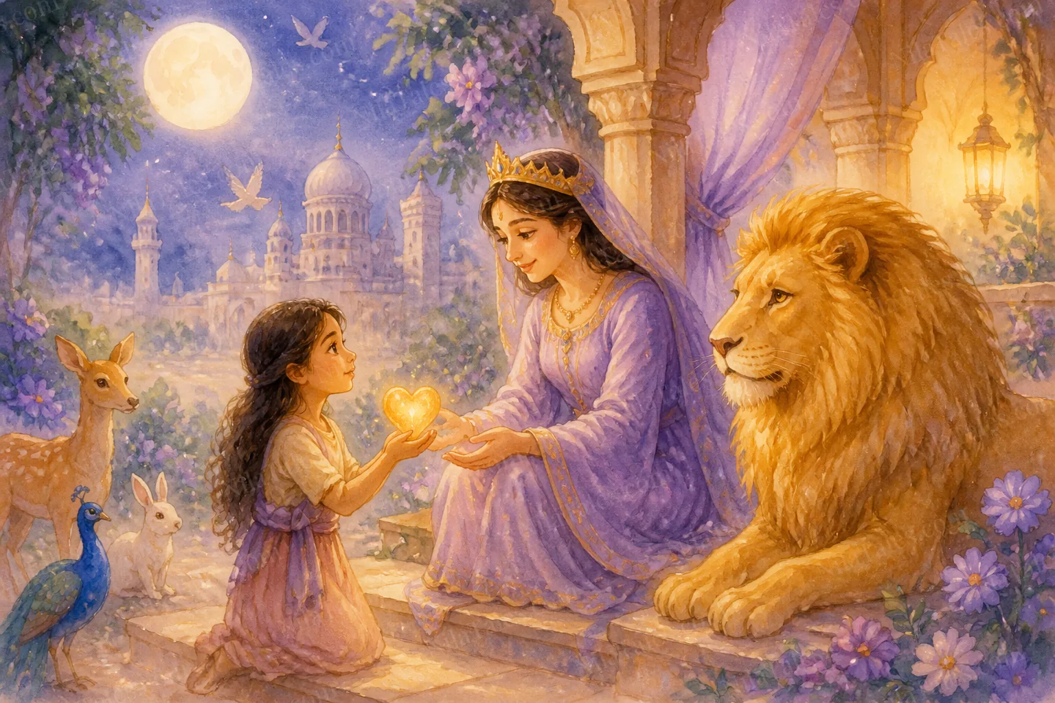 நிபந்தனையற்ற அன்பும் பொன்னிறச் சிங்கமும் — NilaTales cover art