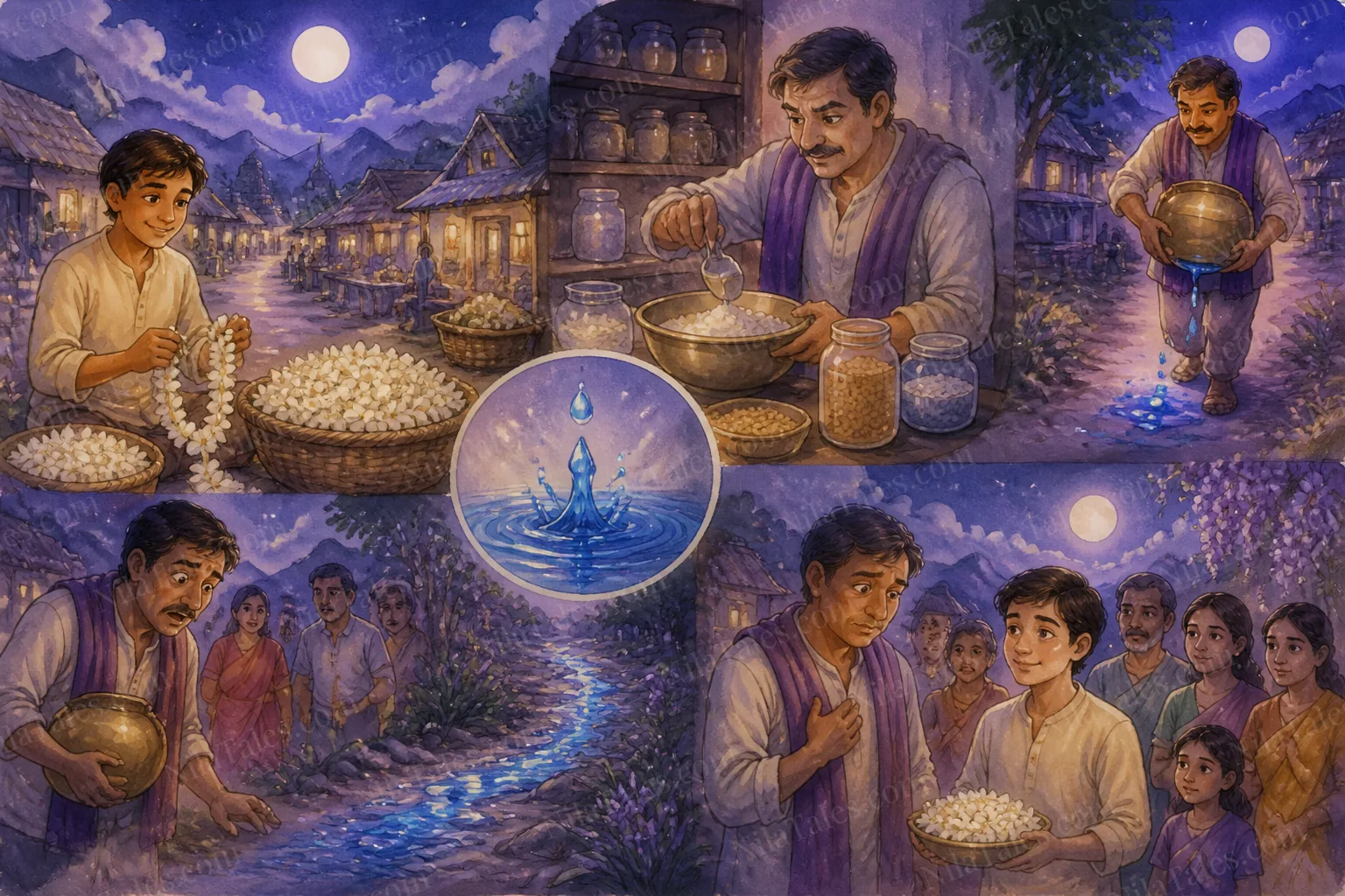 நீல நிறத் துளிகளும் உண்மையும் — NilaTales cover art