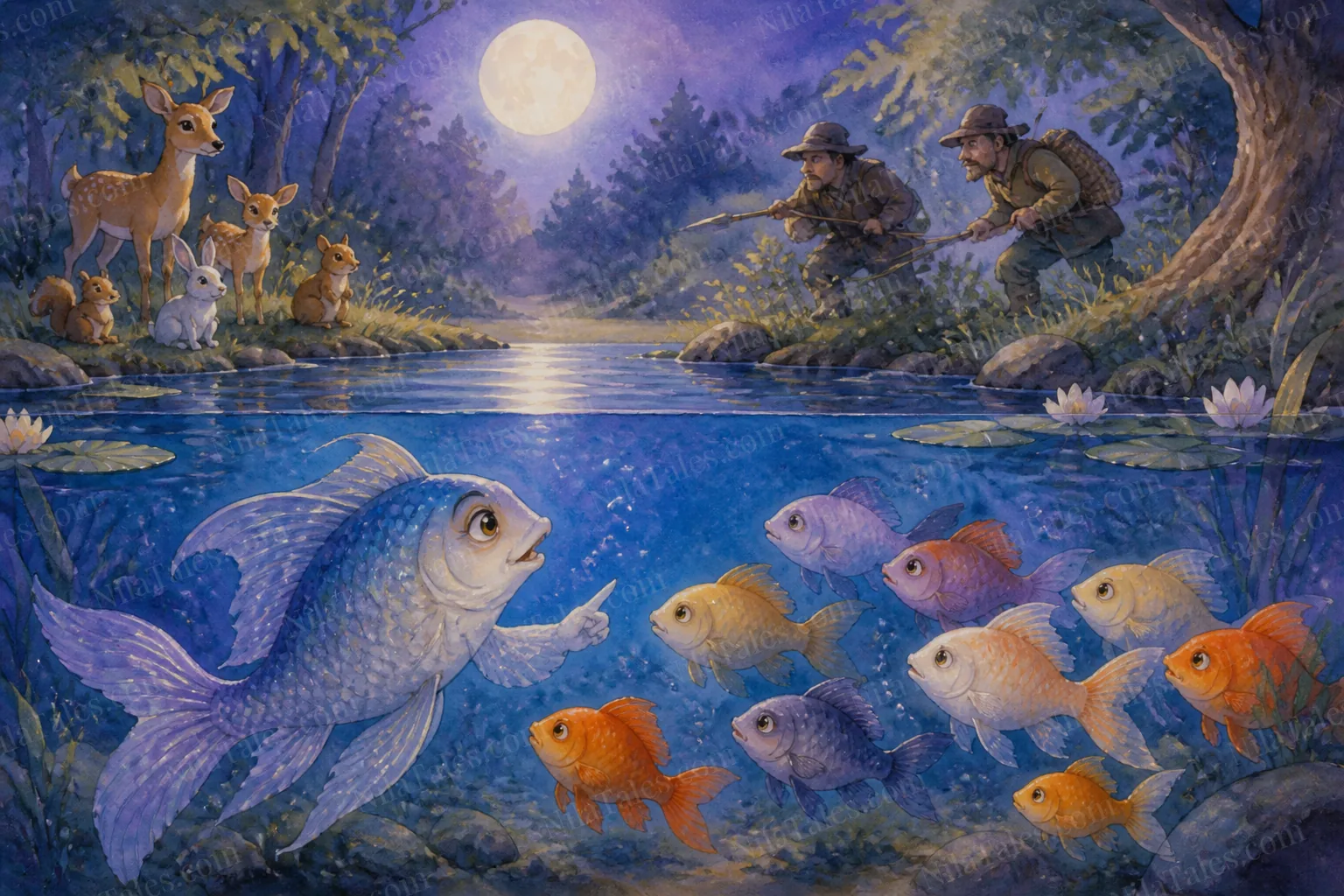 விவேகமான மீன்களும் வேட்டைக்காரர்களும் — NilaTales cover art