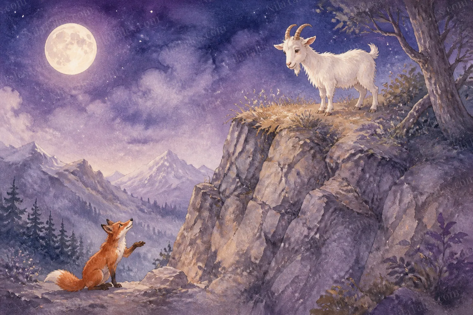 புத்திசாலி ஆடும் தந்திரமான நரியும் — NilaTales cover art