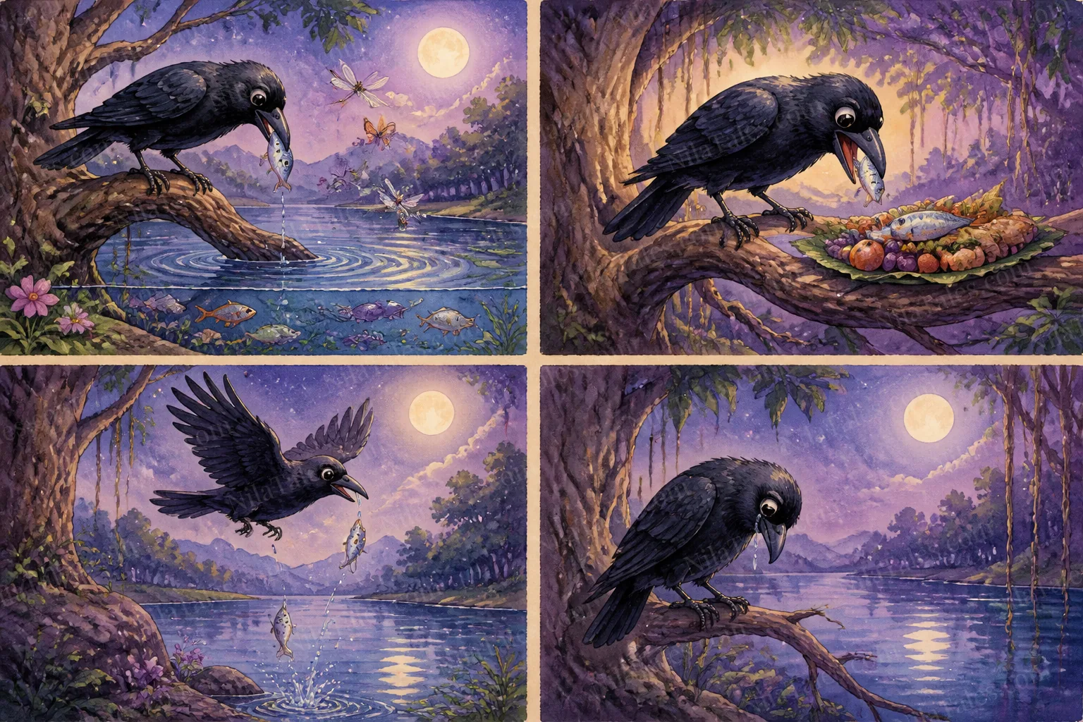 பேராசை கொண்ட காகமும் சிறிய தானியமும் — NilaTales cover art