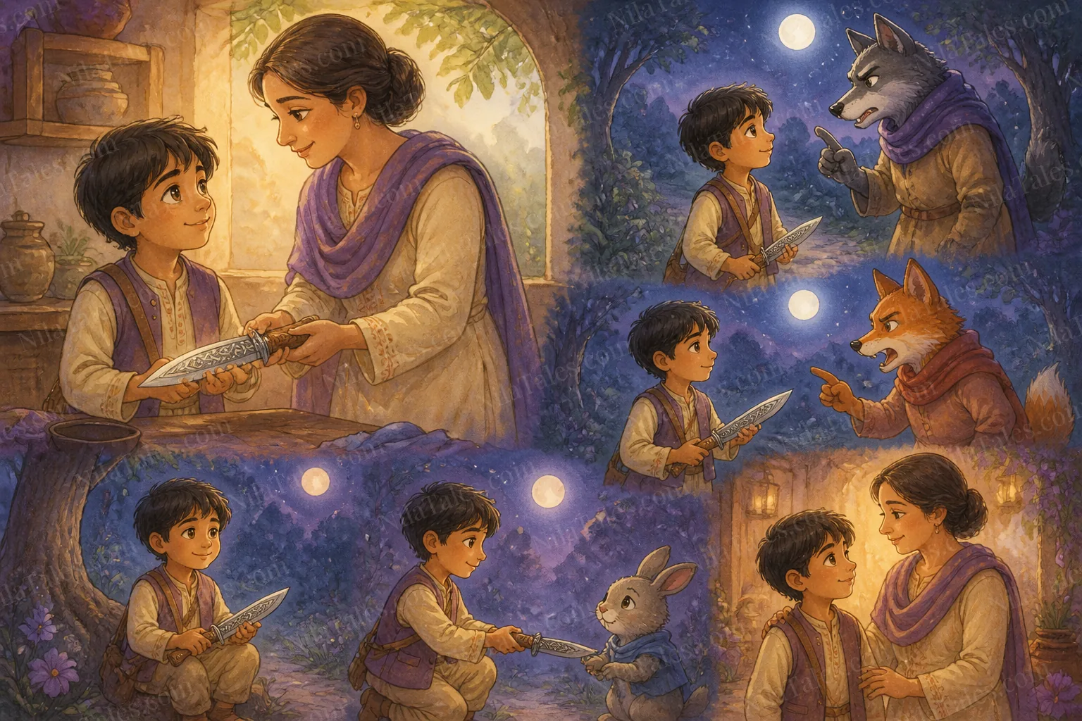 அன்பான பாடமும் கத்தியும் — NilaTales cover art