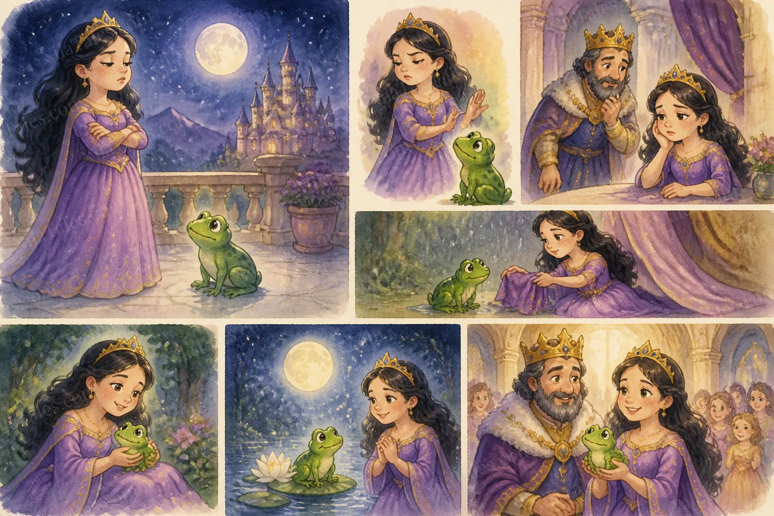 இளவரசியும் விசித்திரத் தவளையும் — NilaTales cover art