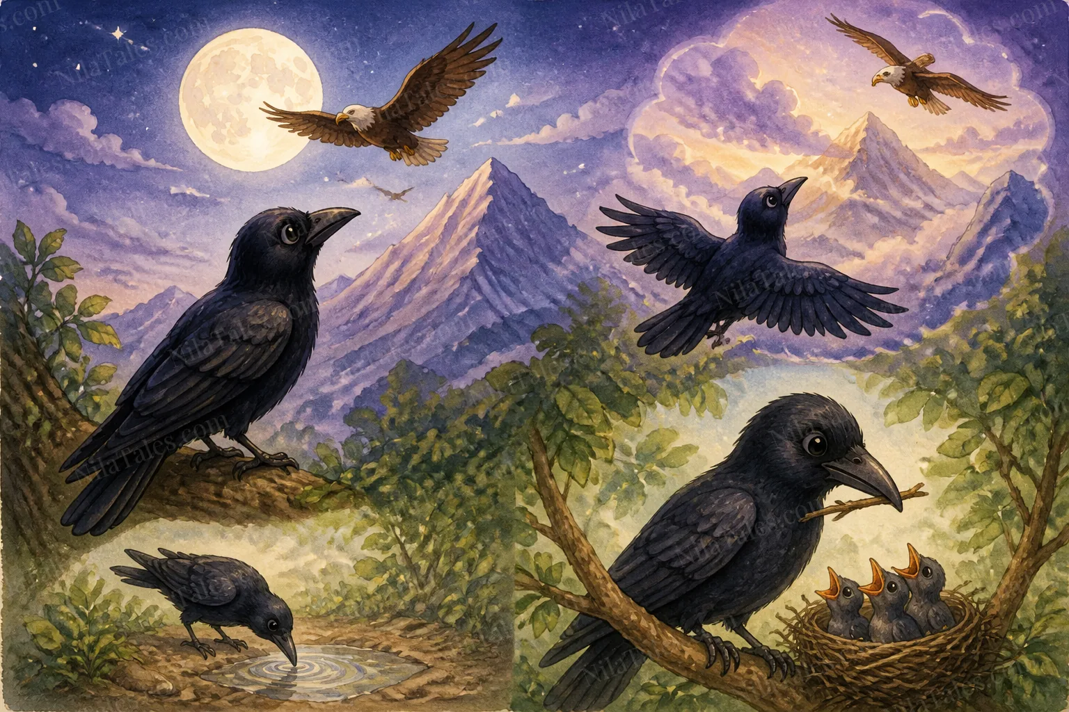 கழுகின் கனவும் காக்கையின் பேராசையும் — NilaTales cover art