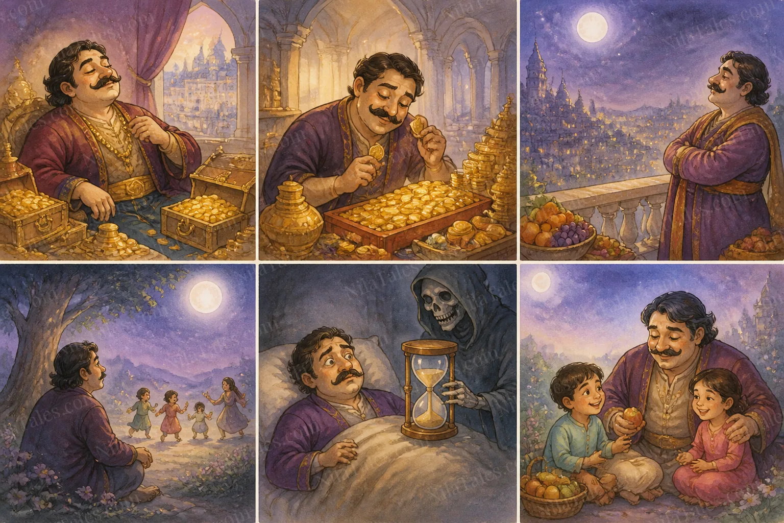 தங்கக் குவியல் மற்றும் ஒரு நிமிடம் — NilaTales cover art