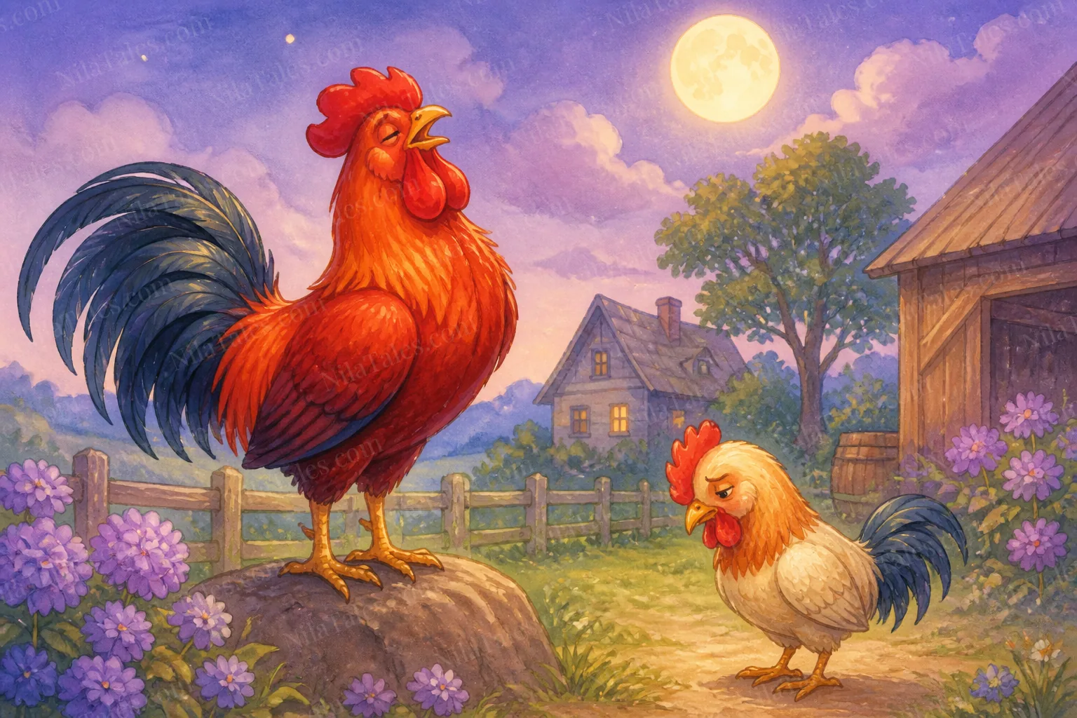 தலைக்கணம் கொண்ட கோழி — NilaTales cover art