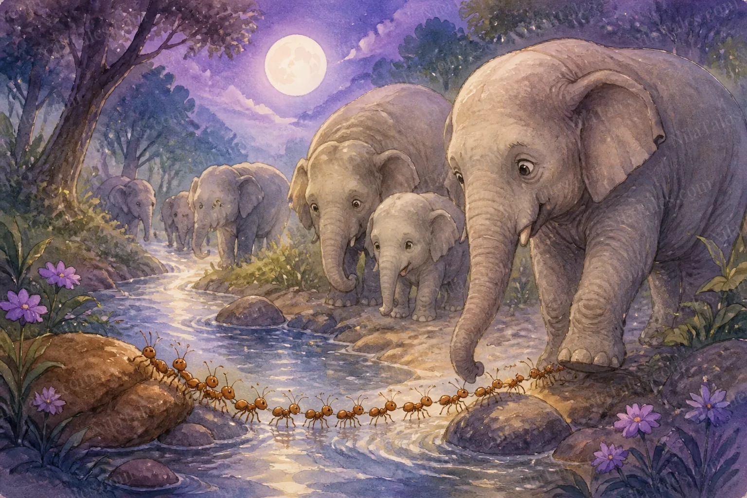 குட்டி எறும்புகளும் பெருங்கழுத்து யானைகளும் — NilaTales cover art