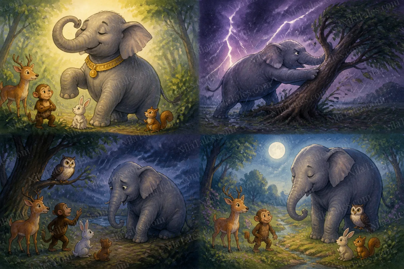 பெரிய யானையும் பாடமும் — NilaTales cover art