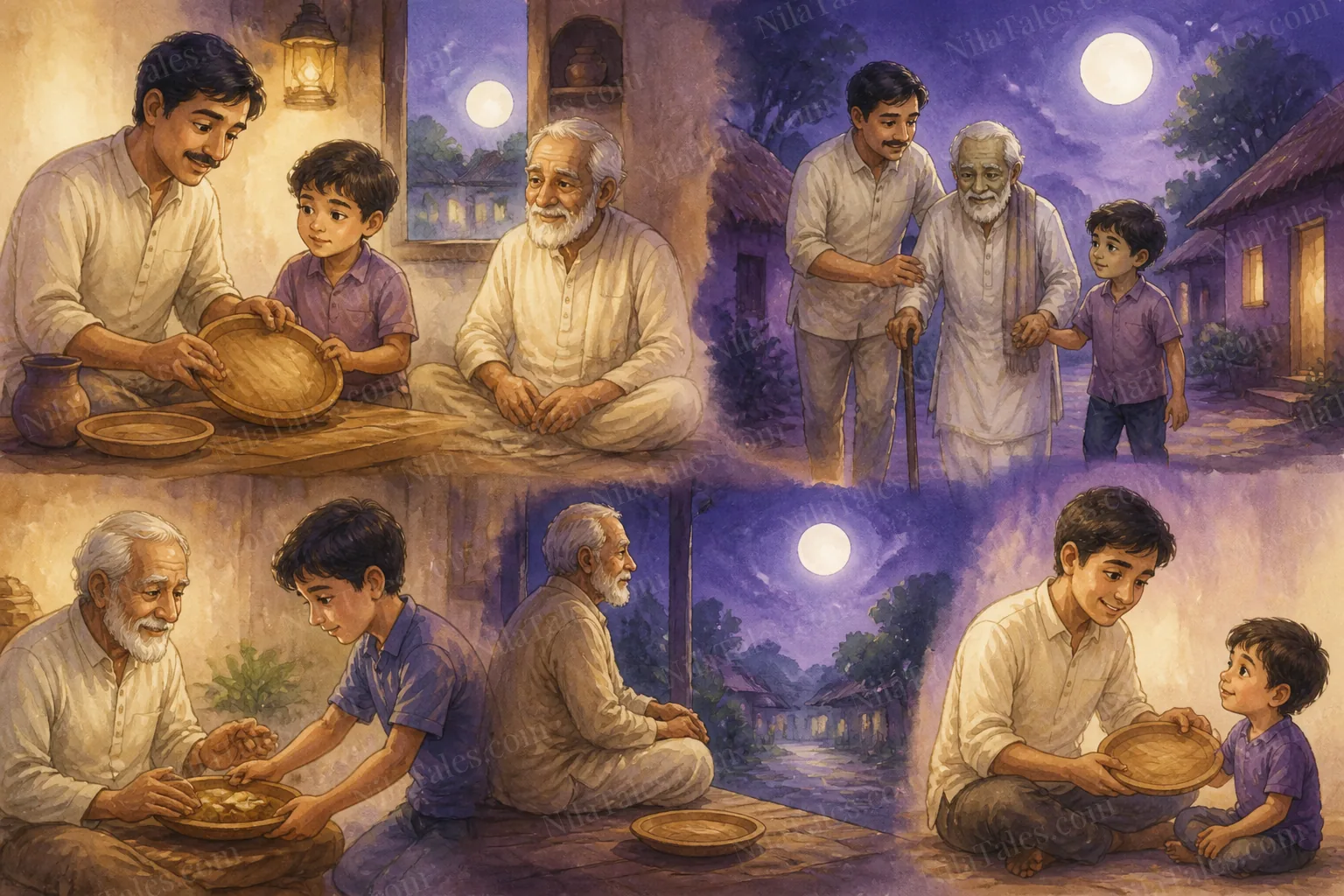 மரத்தட்டு தந்த பாடம் — NilaTales cover art