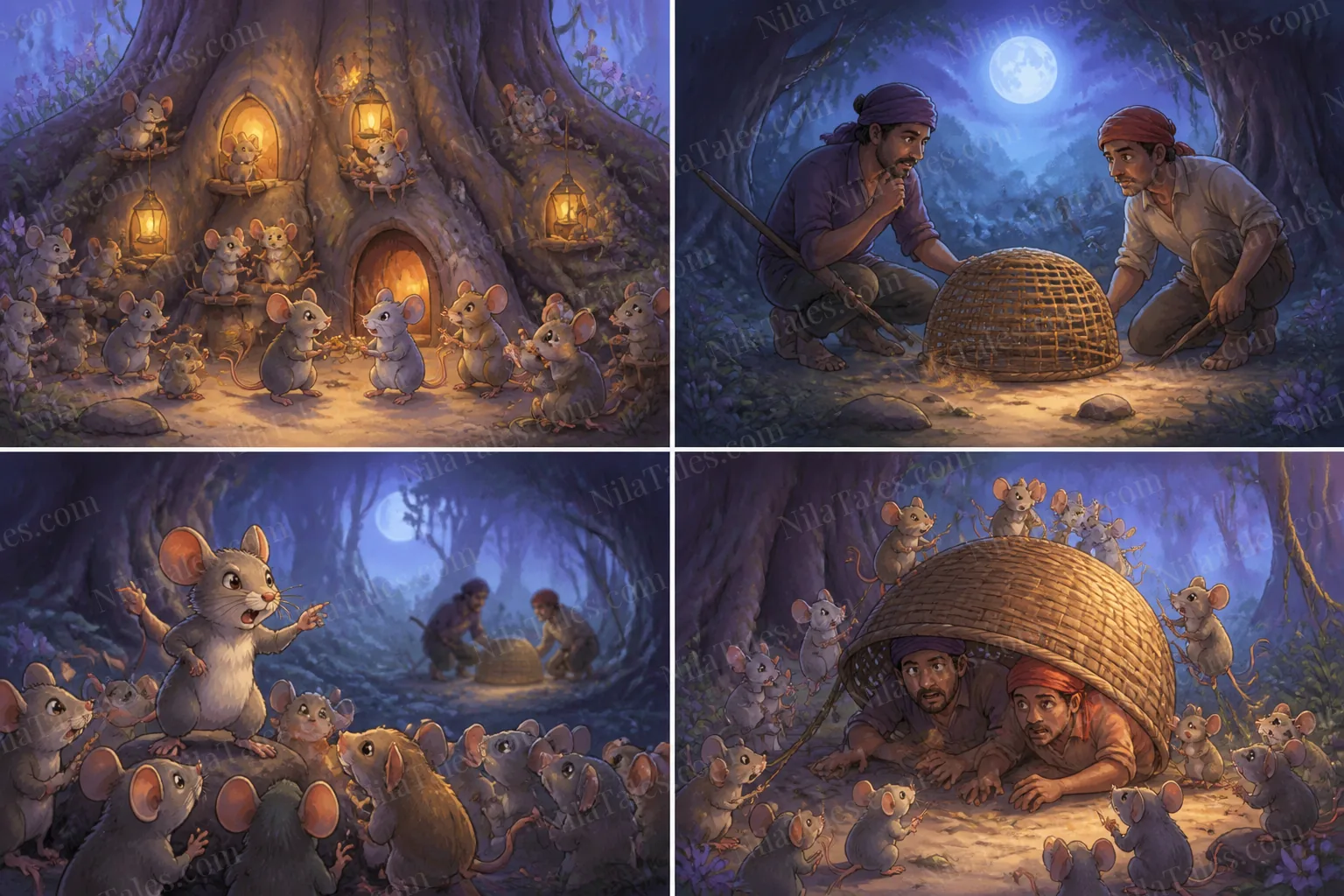 புத்திசாலி எலிகளும் இரண்டு எதிரிகளும் — NilaTales cover art