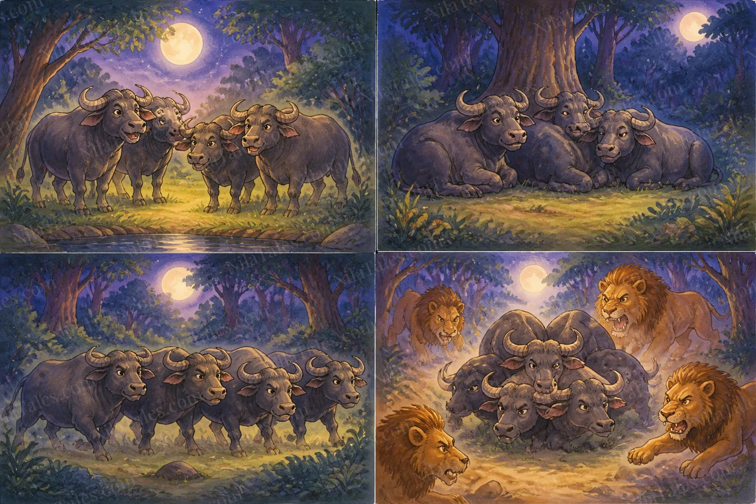நான்கு நண்பர்களும் புலியின் சதி — NilaTales cover art