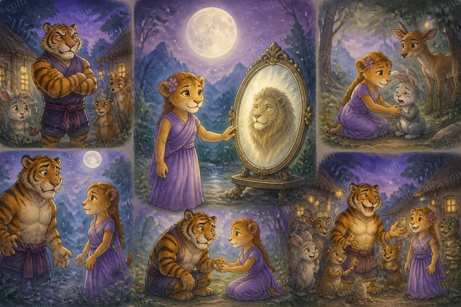 மந்திரக் கண்ணாடியும் மலரழகியும் — NilaTales cover art