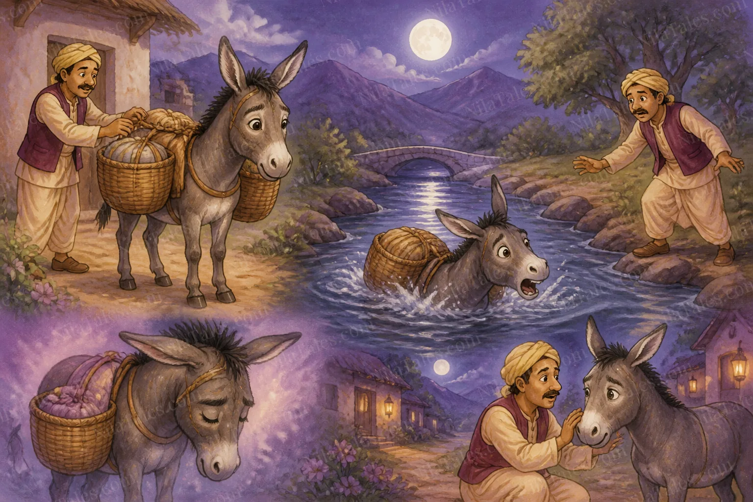 தவறான புரிதலும் தந்திரமான கழுதையும் — NilaTales cover art