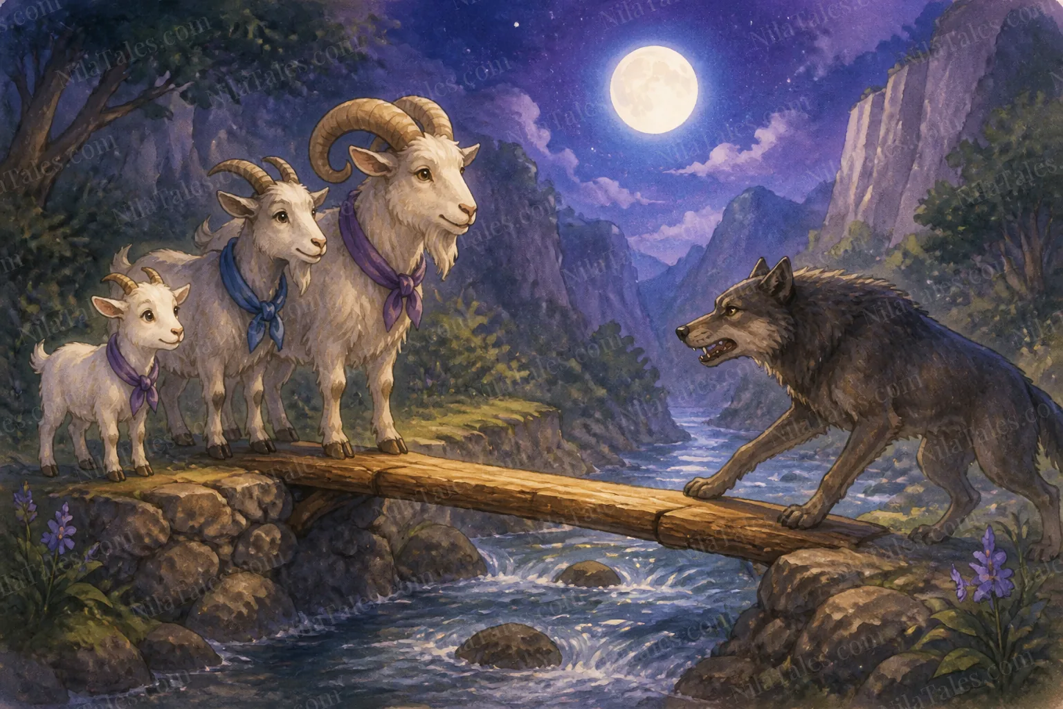 மூன்று நண்பர்களும் புத்திசாலித்தனமான திட்டமும் — NilaTales cover art