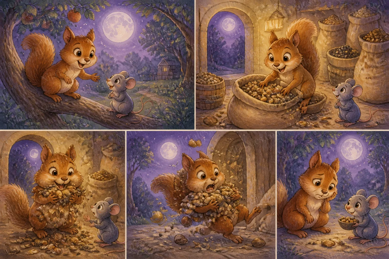சிப்புவின் பேராசையும் பாடமும் — NilaTales cover art