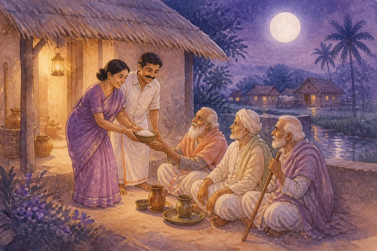 மூன்று விருந்தினர்களும் உண்மையான செல்வமும் — NilaTales cover art