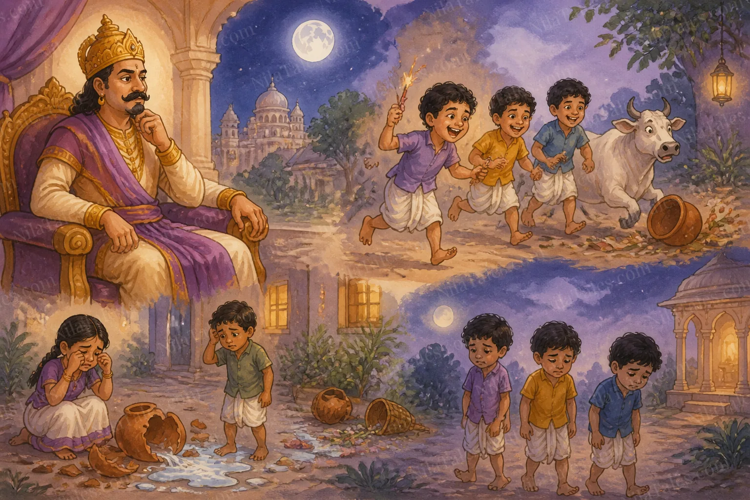 குறும்புக்காரத் தலையும் தேங்காயும் — NilaTales cover art