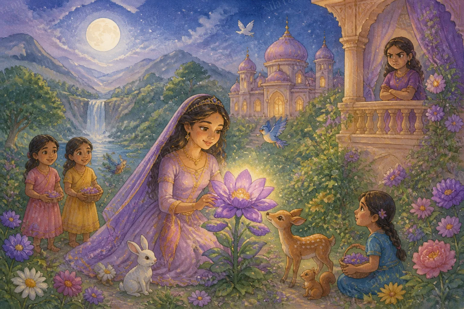 மந்திர மலரும் இளவரசியும் — NilaTales cover art