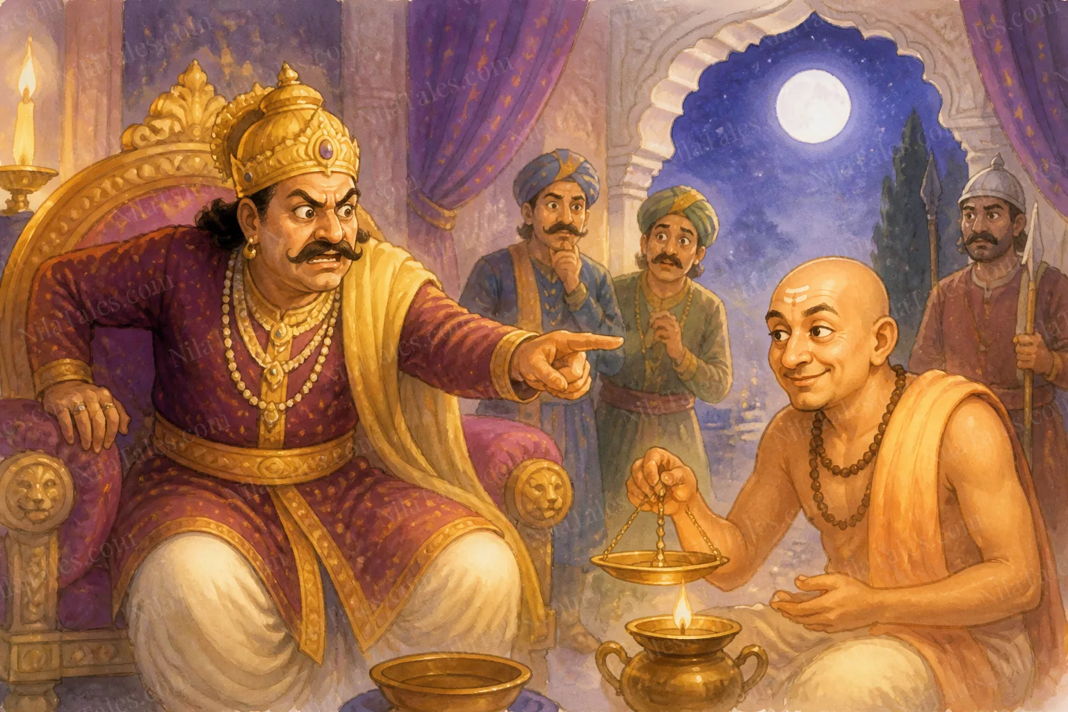 அரசரின் அவசரமும் அறிவார்ந்த பதிலடியும் — NilaTales cover art