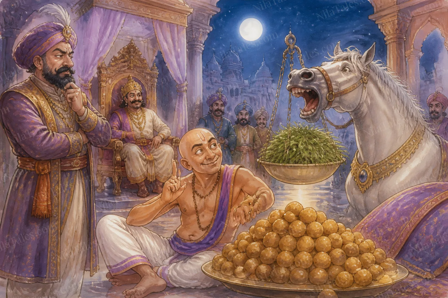 தெனாலி ராமனும் புத்திசாலித்தனமான குதிரையும் — NilaTales cover art